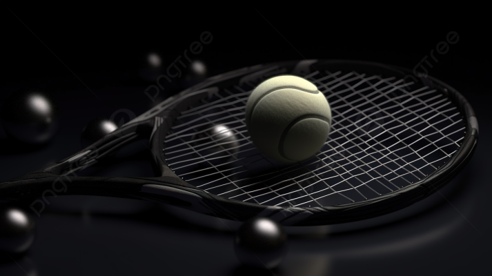 pngtree tennis racket and ball against a dark background picture image 2677436 Lưu ý khi chọn mua đồ tennis chính hãng online