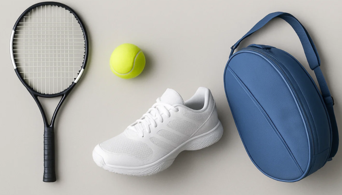 đồ tennis và giày, túi đi kèm