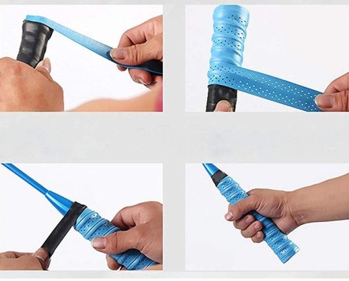 cach-quan- quan-vot-cau-long cách kiểu quấn băng vợt cầu lông