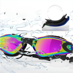 Kính Bơi Chống Nước Chống Mờ apexfitsport AF-HD01 Unisex, Tráng Gương, Chống Tia UV, Kèm Bịt Tai