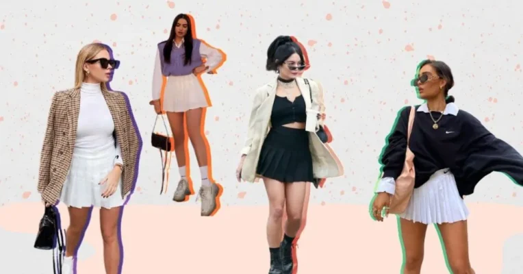 Phối Đồ Với Chân Váy Tennis