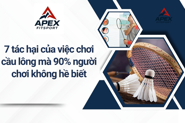 7 tác hại của việc chơi cầu lông mà 90% người chơi không hề biết